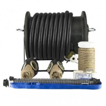 Шланговый дыхательный аппарат бесприводный «Бриз-0304 (ПШ-20Б)» маска ШМП + шланг АМС резинотканевый - 2 маски — фото 2